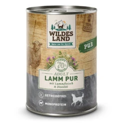 Wildes Land PUR Adult Lamm Mit Distelöl Nassfutter 12 X 400 G 9 Wildes Land PUR Adult Lamm Mit Distelöl Nassfutter 12 X 400 G -Angebote Futter Reich Store 2019 08 wl wf lamb pur wl58251 1000x1000 pdp 2