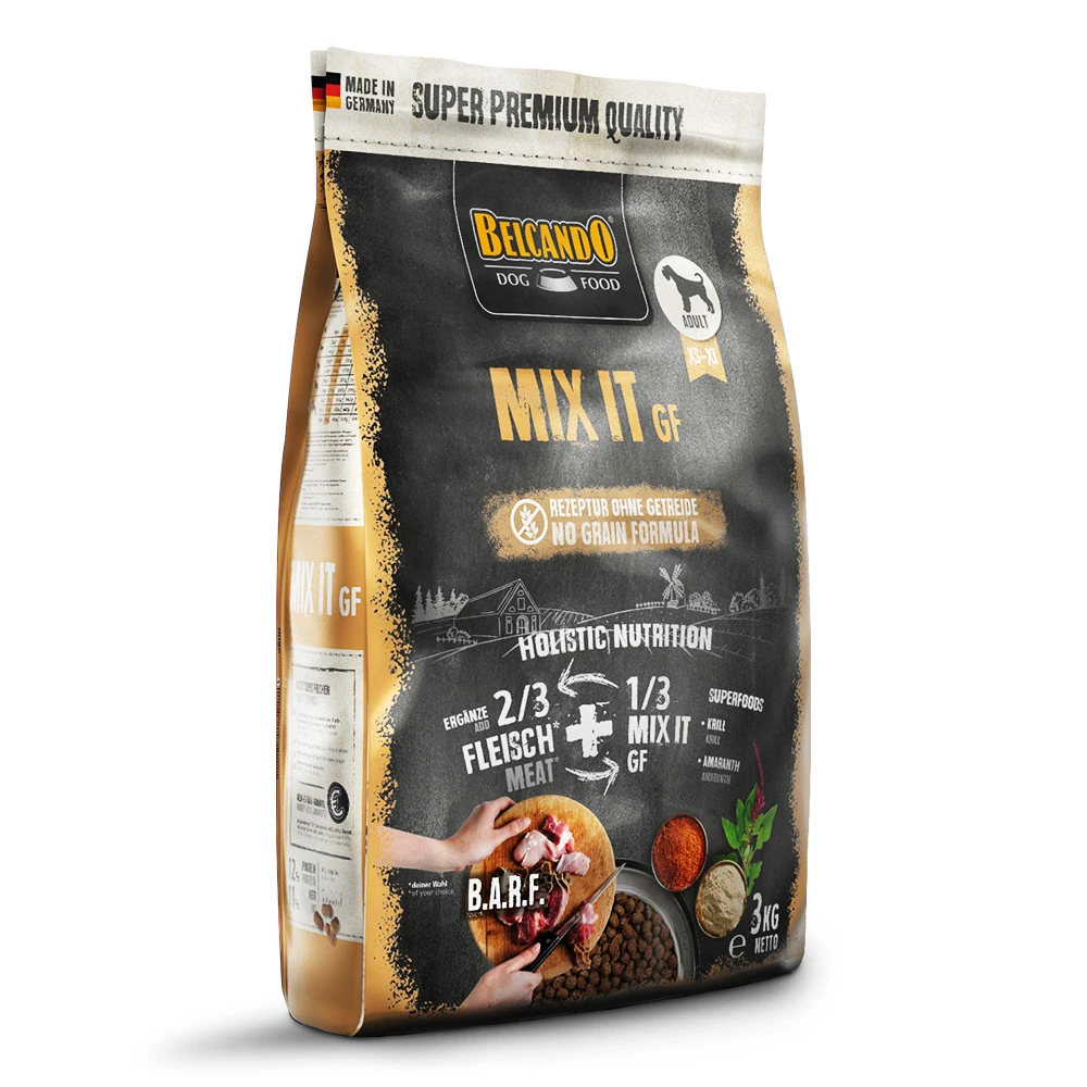 Belcando Super Premium Mix It GF Trockenfutter 3 Kg 3 Belcando Super Premium Mix It GF Trockenfutter 3 Kg