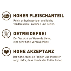 Wildes Land Classic Adult Wild Mit Kürbis, Preiselbeeren, Wildkräutern Und Distelöl Nassfutter 8 X 150 G -Angebote Futter Reich Store 20201120 apv ppp wl icon 12 4