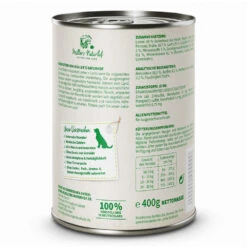 Müller’s Naturhof Lamm Und Lachs Nassfutter 6 X 400 G -Angebote Futter Reich Store 2020 03 mnh dog 400g lamm lachs back relaunch 1000x1000 pdp 1