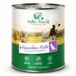 Müller’s Naturhof Kalb Und Kaninchen Nassfutter 12 X 800 G