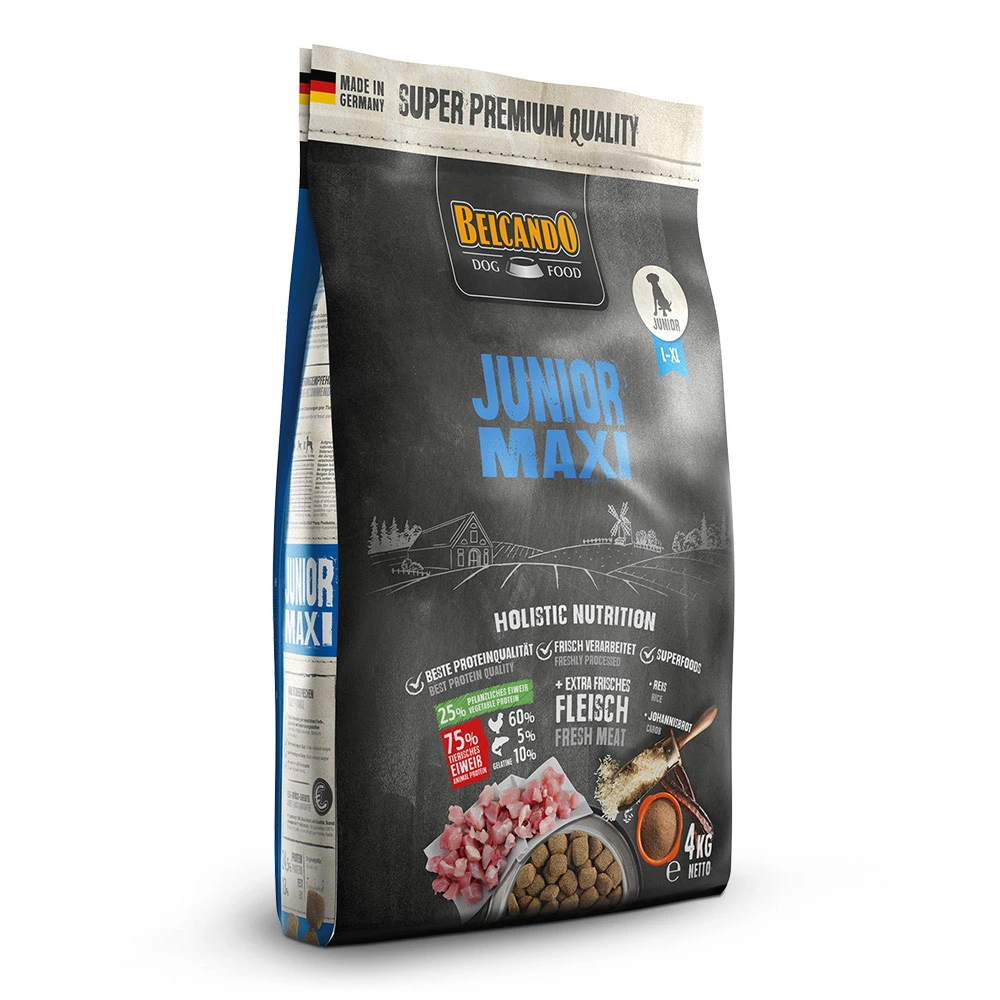 Belcando Super Premium Junior Maxi Trockenfutter 4 Kg 3 Belcando Super Premium Junior Maxi Trockenfutter 4 Kg