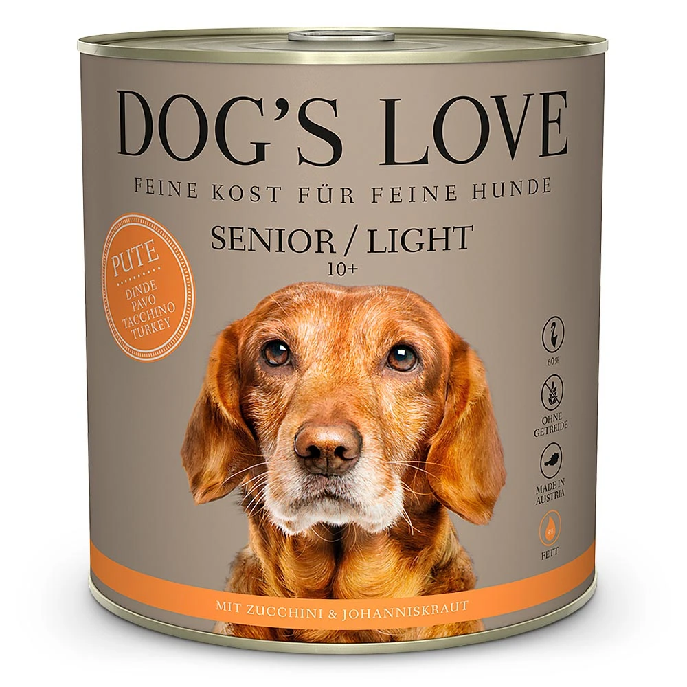 Dog’s Love Senior Pute Nassfutter 6 X 800 G 3 Dog’s Love Senior Pute Nassfutter 6 X 800 G