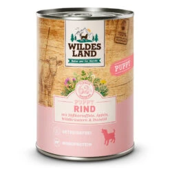 Wildes Land Classic Puppy Nassfutter Mixpaket Nassfutter 6 X 400 G -Angebote Futter Reich Store 2020 05 wl wf classic beef puppy 400g d 1000x1000 pdp