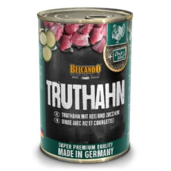Belcando Super Premium Truthahn Mit Reis Und Zucchini Nassfutter 12 X 400 G