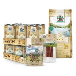Angebote Futter Reich Store 18 Wildes Land Classic Adult Probierpaket Nassfutter Nassfutter 2 X 6 X 400 G + 1 Kg + 70 G + 3 Stück