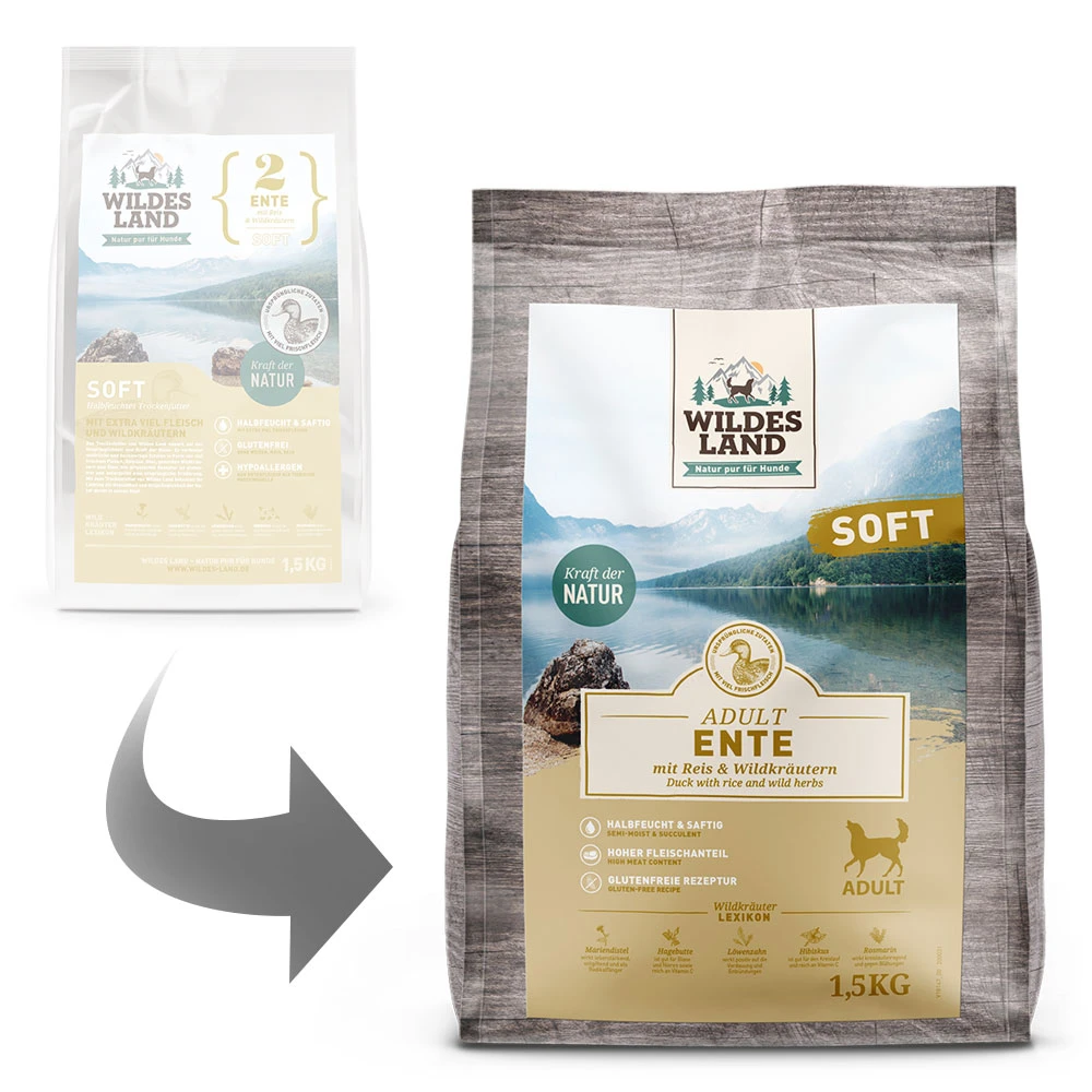 Wildes Land Soft Adult Quartett Trockenfutter 4 X 1,5 Kg – Bild 2