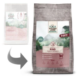Wildes Land Soft Adult Rind Mit Reis Und Wildkräutern Trockenfutter 3 X 5 Kg -Angebote Futter Reich Store 2020 12 wl pdp relaunch df soft 5kg beef d 1000x1000 1