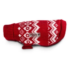 Wolters Strickpullover Norweger Für Mops & Co. Rot/weiß Bekleidung 50 Cm