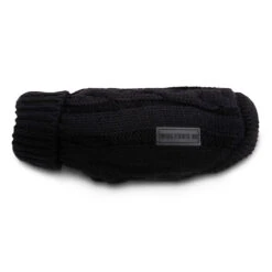 Wolters Strickpullover Zopf Schwarz Bekleidung Rückenlänge 40 Cm