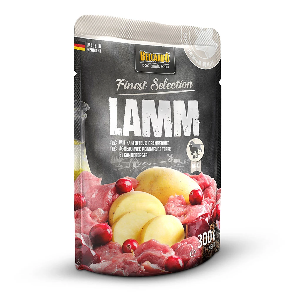 Belcando Finest Selection Lamm Mit Kartoffel & Cranberries Nassfutter 24 X 300 G 3 Belcando Finest Selection Lamm Mit Kartoffel & Cranberries Nassfutter 24 X 300 G