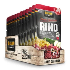Belcando Finest Selection Rind Mit Spätzle & Zucchini Nassfutter 24 X 125 G -Angebote Futter Reich Store 2021 08 belcando wf tray pouch rind 125g 1000x1000 pdp 1