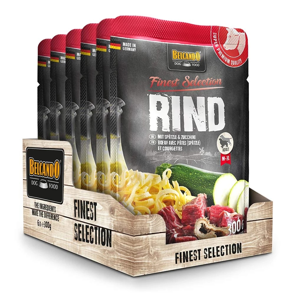 Belcando Finest Selection Rind Mit Spätzle & Zucchini Nassfutter 24 X 300 G 4 Belcando Finest Selection Rind Mit Spätzle & Zucchini Nassfutter 24 X 300 G – Bild 2