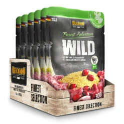 Belcando Finest Selection Wild Mit Hirse & Preiselbeeren Nassfutter 12 X 300 G -Angebote Futter Reich Store 2021 08 belcando wf tray pouch wild 300g 1000x1000 pdp 1
