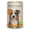 Dog’s Love Bio Pute Mit Amaranth Und Kürbis Nassfutter 24 X 400 G
