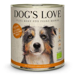 Dog’s Love Pute Mit Amaranth Und Kürbis Nassfutter 24 X 800 G