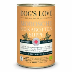 Dog’s Love Doc Morosche BIO-Karottensuppe Ergänzung, Nassfutter 12 X 400 G