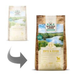 Wildes Land Classic Puppy Ente Und Huhn Mit Kartoffeln Und Wildkräutern Trockenfutter 2 X 12 Kg -Angebote Futter Reich Store 2022 01 wl df d relaunch ente huhn 12kg 1000x1000 pdp 1