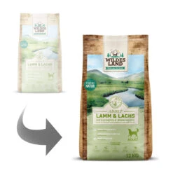Wildes Land Classic Adult Lamm Und Lachs Mit Kartoffeln Und Wildkräutern Trockenfutter 12 Kg -Angebote Futter Reich Store 2022 01 wl df d relaunch lamm lachs 12kg 1000x1000 pdp