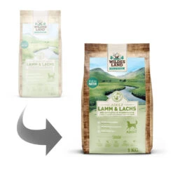 Wildes Land Classic Adult Lamm Und Lachs Mit Kartoffeln Und Wildkräutern Trockenfutter 1 Kg -Angebote Futter Reich Store 2022 01 wl df d relaunch lamm lachs 1kg 1000x1000 pdp