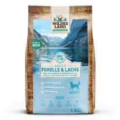 Wildes Land Classic Adult Forelle Und Lachs Mit Kartoffeln Und Wildkräutern Trockenfutter 1 Kg