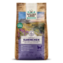 Wildes Land Classic Adult Kaninchen Mit Kartoffeln Und Wildkräutern Trockenfutter 12 Kg