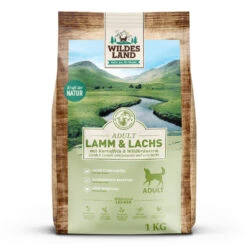 Wildes Land Classic Adult Lamm Und Lachs Mit Kartoffeln Und Wildkräutern Trockenfutter 1 Kg