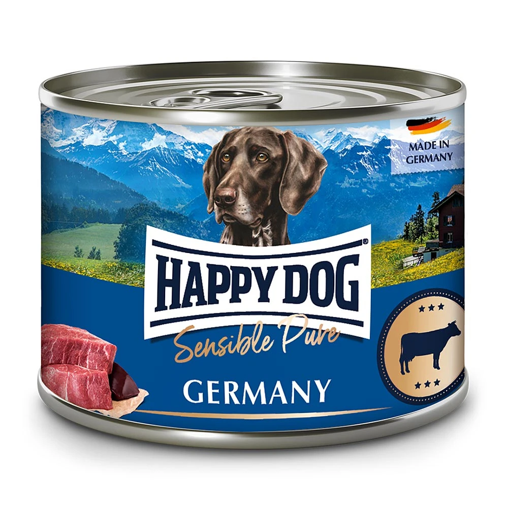 Happy Dog Sensible Pure Germany Nassfutter 24 X 200 G 3 Happy Dog Sensible Pure Germany Nassfutter 24 X 200 G