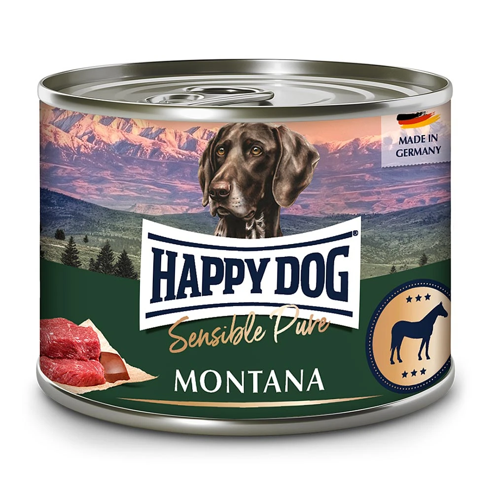 Happy Dog Sensible Pure Montana Nassfutter 24 X 200 G 3 Happy Dog Sensible Pure Montana Nassfutter 24 X 200 G
