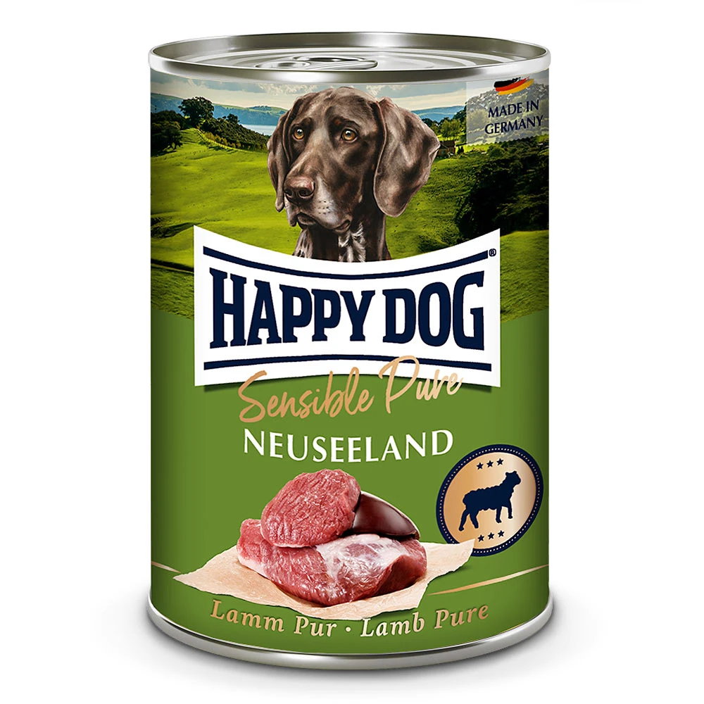 Happy Dog Sensible Pure Neuseeland Nassfutter 12 X 400g 3 Happy Dog Sensible Pure Neuseeland Nassfutter 12 X 400g