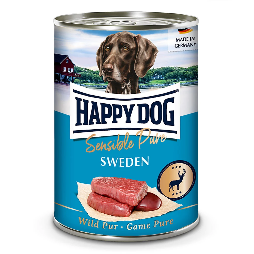 Happy Dog Sensible Pure Sweden Nassfutter 12 X 400 G 3 Happy Dog Sensible Pure Sweden Nassfutter 12 X 400 G