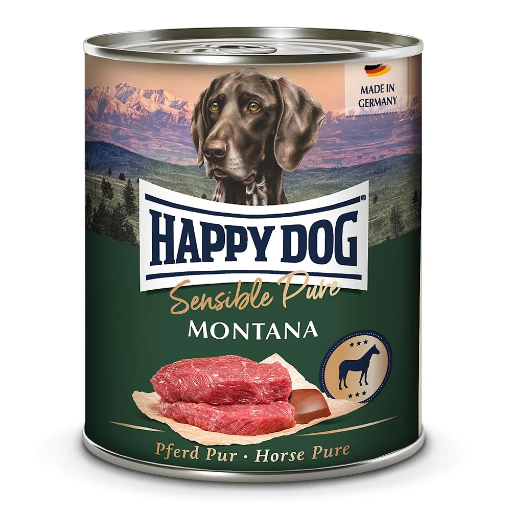 Happy Dog Sensible Pure Montana Nassfutter 24 X 800 G 3 Happy Dog Sensible Pure Montana Nassfutter 24 X 800 G