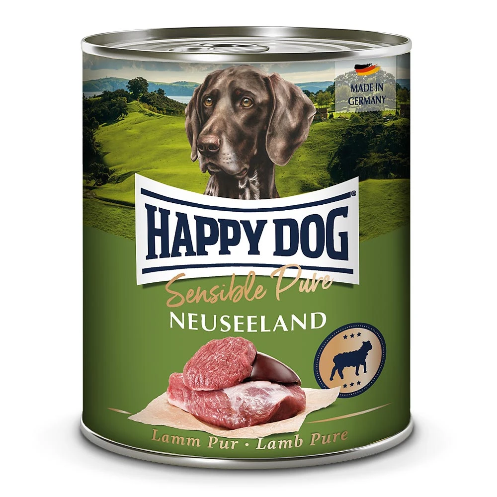 Happy Dog Sensible Pure Neuseeland Nassfutter 24 X 800 G 3 Happy Dog Sensible Pure Neuseeland Nassfutter 24 X 800 G