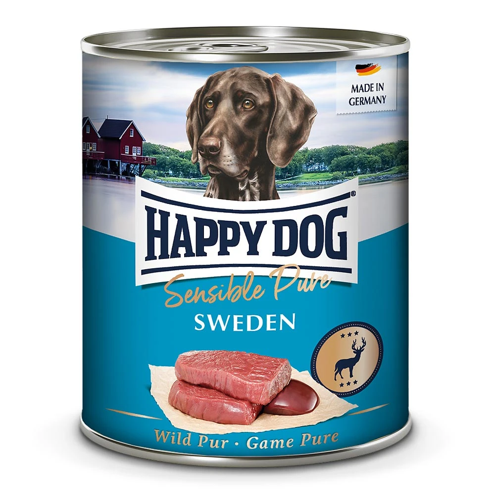 Happy Dog Sensible Pure Sweden Nassfutter 24 X 800 G 3 Happy Dog Sensible Pure Sweden Nassfutter 24 X 800 G
