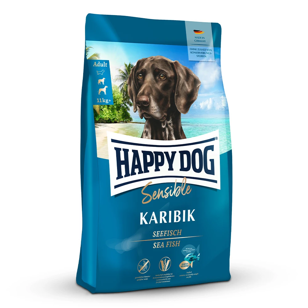 Happy Dog Supreme Sensible Karibik Trockenfutter 11 Kg 3 Happy Dog Supreme Sensible Karibik Trockenfutter 11 Kg