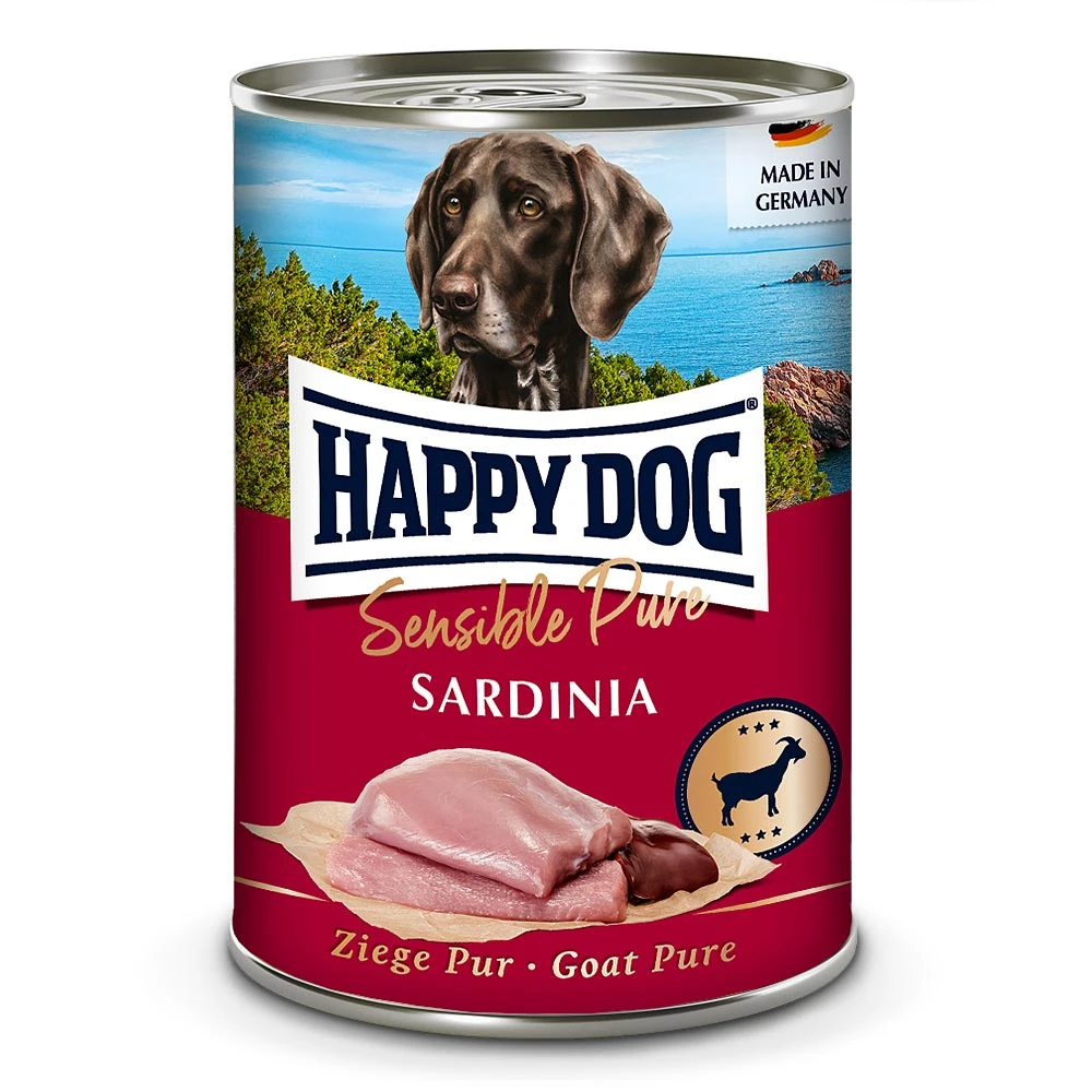 Happy Dog Sensible Pure Sardinia Nassfutter 24 X 400 G 3 Happy Dog Sensible Pure Sardinia Nassfutter 24 X 400 G