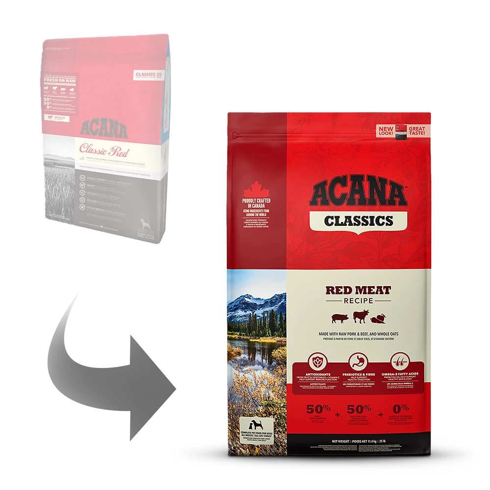 Acana Classics Red Meat Trockenfutter 2 X 11,4 Kg – Bild 3