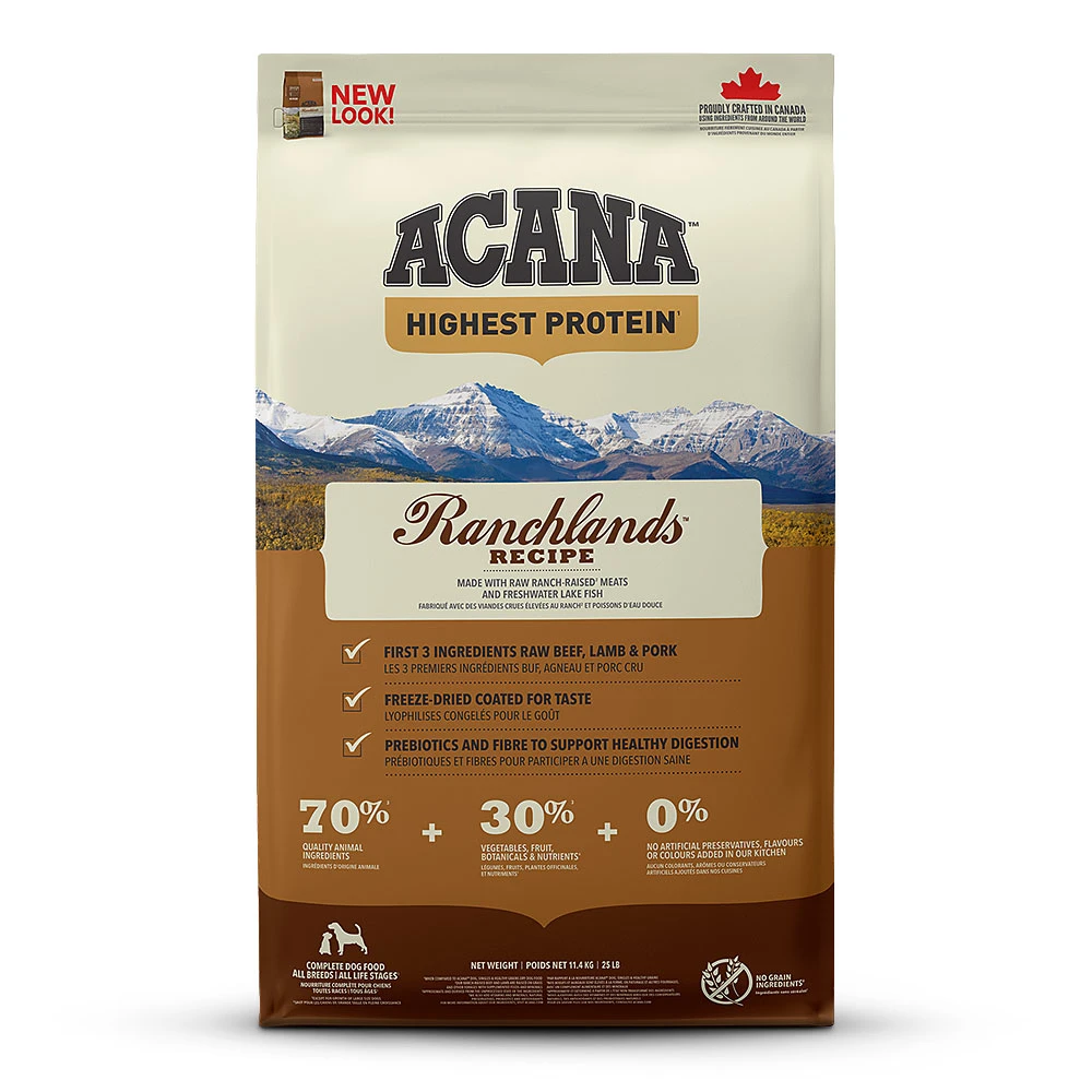Acana Highest Protein Ranchlands Dogs Trockenfutter 2 X 11,4 Kg 3 Acana Highest Protein Ranchlands Dogs Trockenfutter 2 X 11,4 Kg