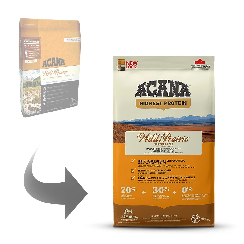 Acana Highest Protein Wild Prairie Dog Trockenfutter 11,4 Kg 4 Acana Highest Protein Wild Prairie Dog Trockenfutter 11,4 Kg – Bild 2