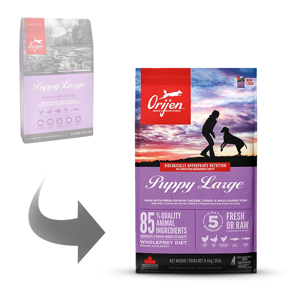 Orijen Puppy Large Dog Trockenfutter 11,4 Kg – Bild 2