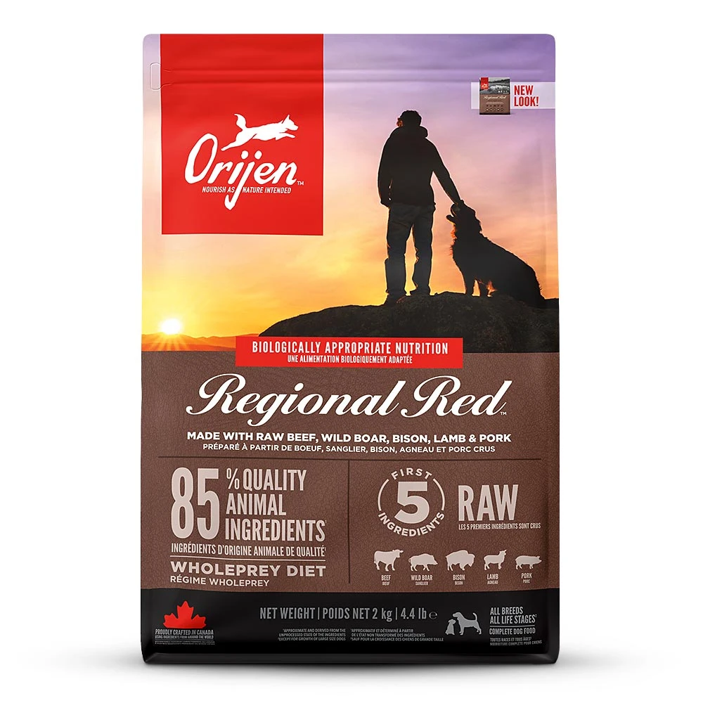 Orijen Regional Red Dog Trockenfutter 7 X 2 Kg