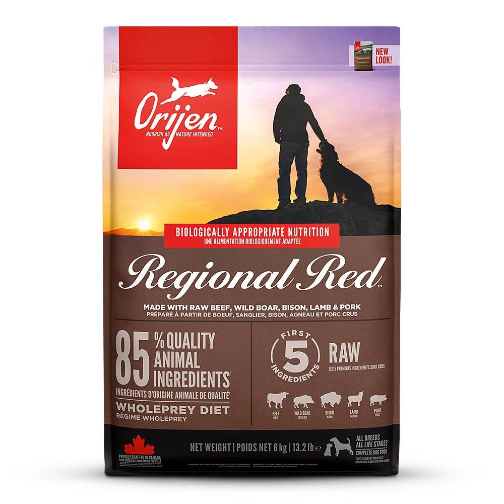 Orijen Regional Red Dog Trockenfutter 3 X 6 Kg 3 Orijen Regional Red Dog Trockenfutter 3 X 6 Kg