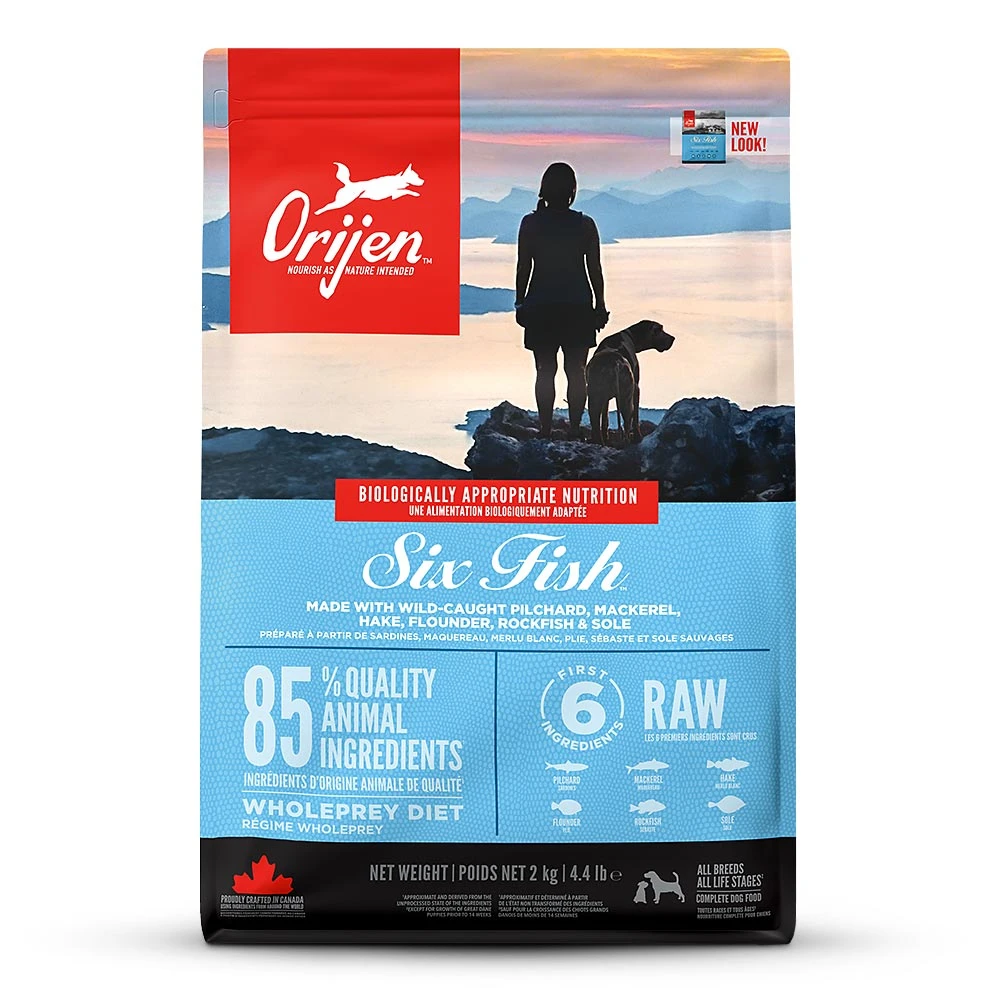 Orijen Six Fish Dog Trockenfutter 2 Kg 3 Orijen Six Fish Dog Trockenfutter 2 Kg