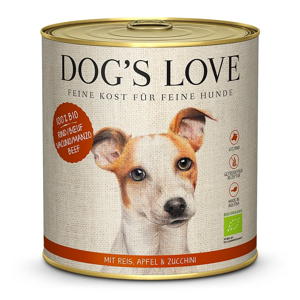Dog’s Love Rind Mit Reis Und Apfel Nassfutter 6 X 800 G 3 Dog’s Love Rind Mit Reis Und Apfel Nassfutter 6 X 800 G