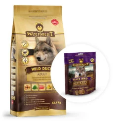 Wolfsblut Aktionspaket: 225 G Cracker Geschenkt Trockenfutter 12,5 Kg + 225 G