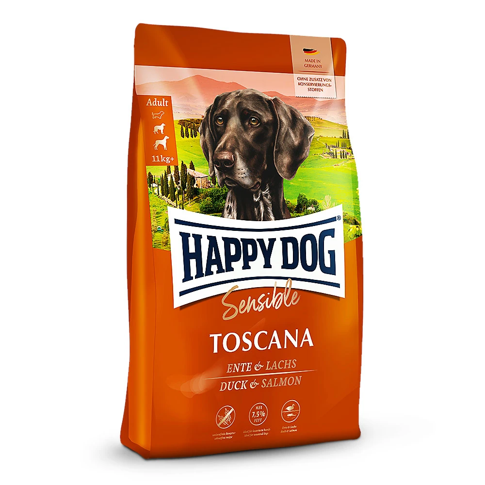 Happy Dog Supreme Sensible Toscana Trockenfutter 4 Kg 3 Happy Dog Supreme Sensible Toscana Trockenfutter 4 Kg