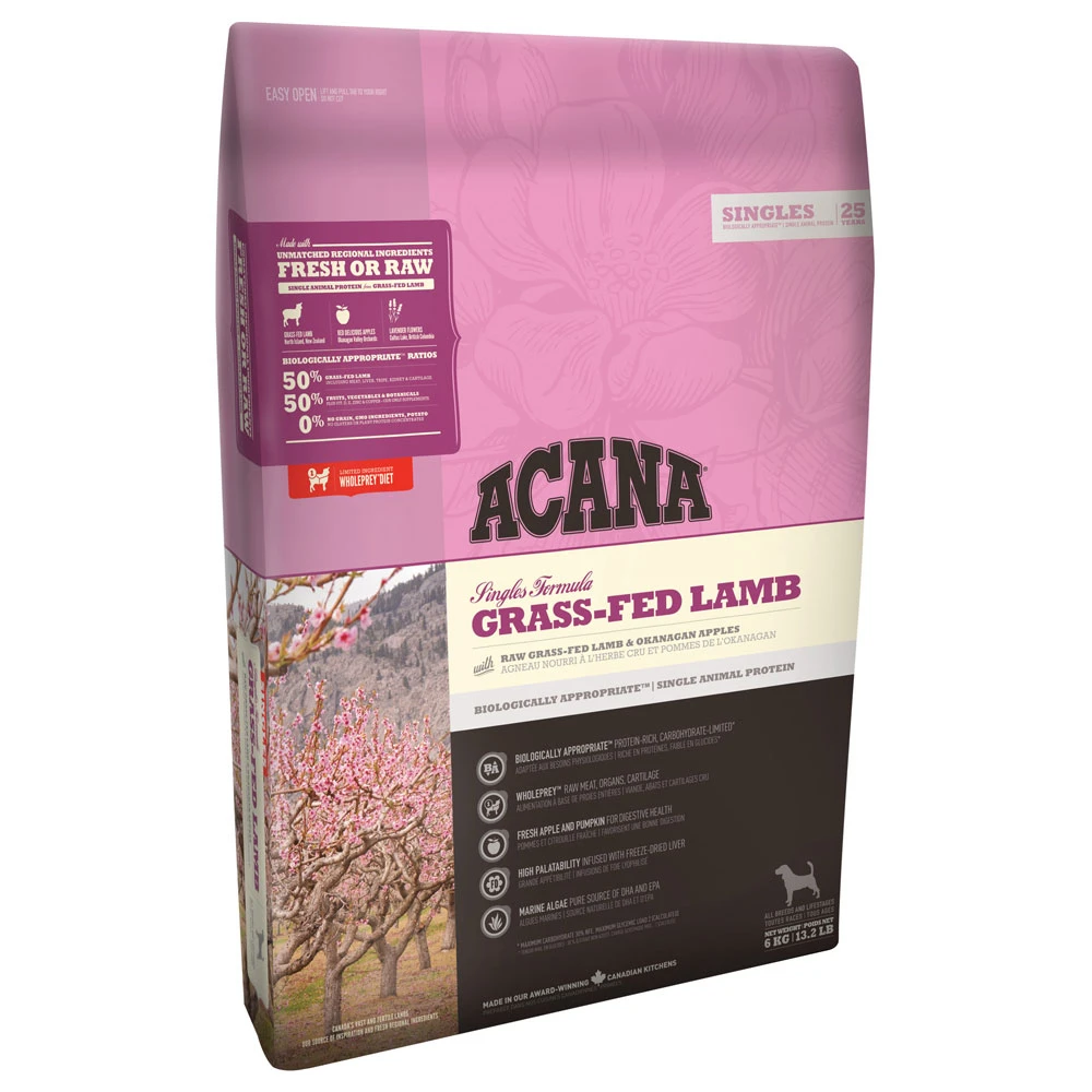 Acana Singles Grass-Fed Lamb Trockenfutter 7 X 2 Kg 3 Acana Singles Grass-Fed Lamb Trockenfutter 7 X 2 Kg