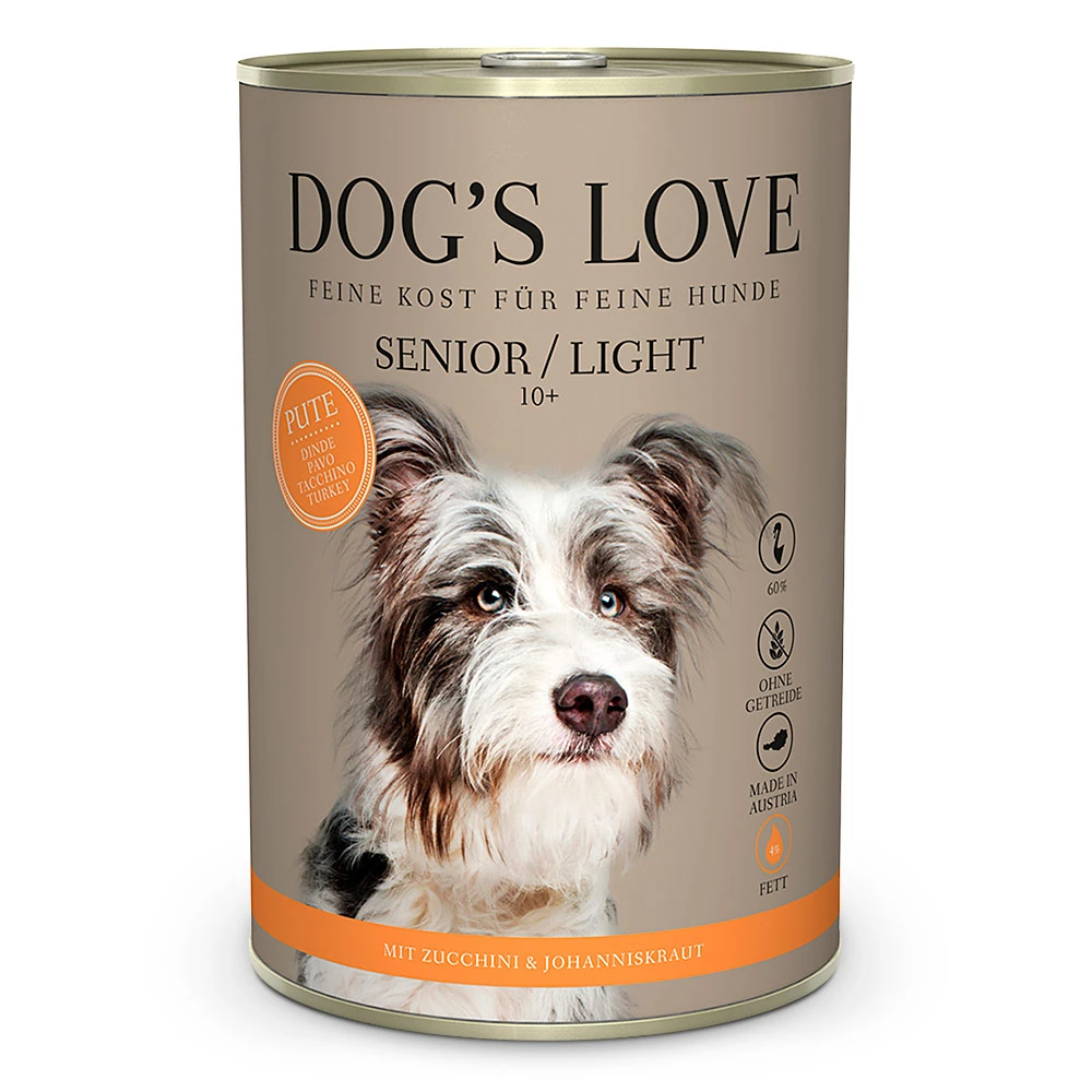 Dog’s Love Senior Pute Nassfutter 12 X 400 G 3 Dog’s Love Senior Pute Nassfutter 12 X 400 G