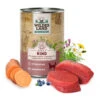 Wildes Land Classic Adult Rind Mit Süßkartoffeln, Heidelbeeren, Wildkräutern Und Distelöl Nassfutter 24 X 400 G -Angebote Futter Reich Store apv ppp wl nassfutter hund rind 400g dose 1000px