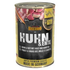 Belcando Super Premium Huhn & Ente Mit Hirse & Karotten Nassfutter 6 X 400 G